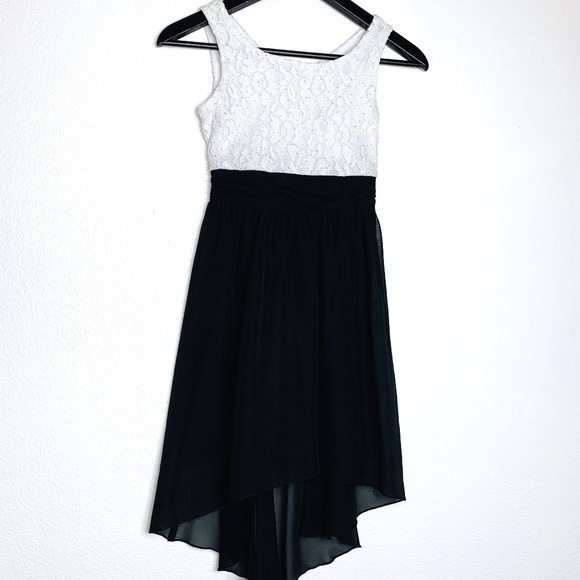speechless black and white dress